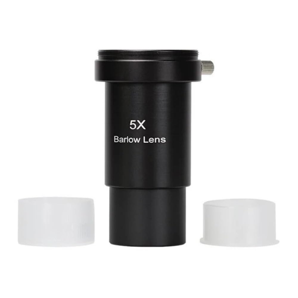 Lente Barlow 1,25 pulgadas espejo de aumento 5X accesorios telescopios astronómicos 7