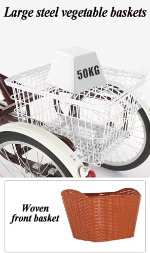 Triciclo Plegable con Canasta Trasera - Gris miniatura 4