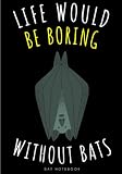 Bat Notebook: Large Lined Journal For Your Daily To do List Note | 100 pages Decorated With Small Wildlife Birds Face Designs and Cute Bats Head ... Book Gift to Keep track & Record Information