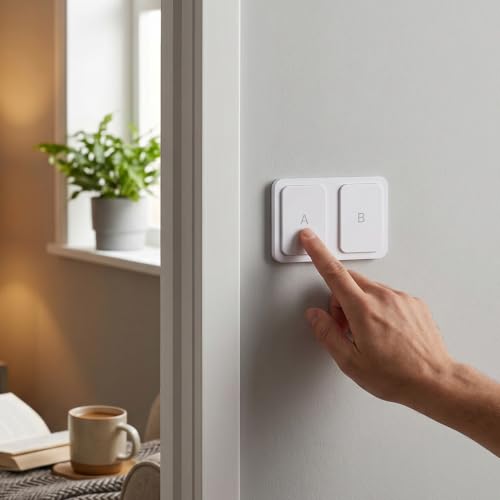 Interruptor de escena inteligente inalámbrico Zigbee controlador programable de 2 vías 2