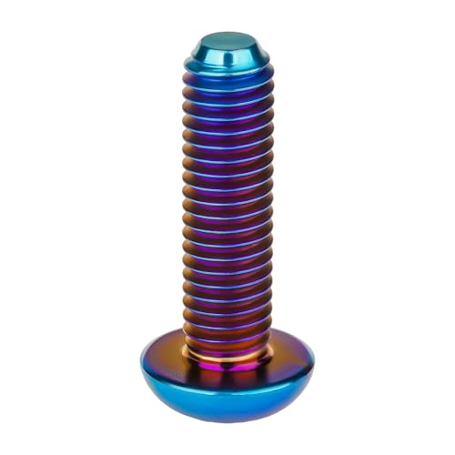 Image of Titanium Bolt M4x6 8 10 12 15 20mm Hex Head Screws for Bicycle Pack of 4 (Burnt Blue, M4x15mm)