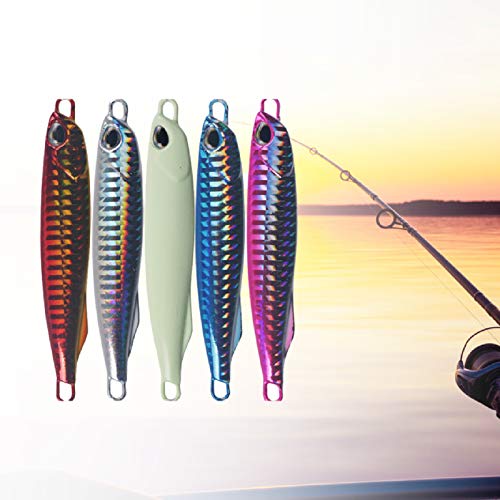 Isca de pesca, 40 g, 85 mm, placa de ferro 3D, isca de pesca, lapiseira para amantes de pesca - 04