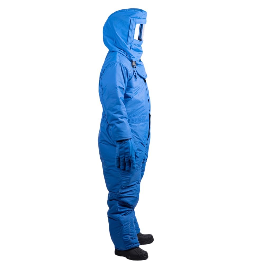 egowz Cryogenic Protective Coverall Clothing Hat for Low Temperature, LN2 Liquid Nitrogen Protective Coverall, Coverall XXL/5.9-6.25ft