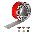 Bnell Floor Transition Strip Self-Adhesive Vinyl Laminate 2" Flat Divider Strip for Joining Floor Gaps and Doorway Transitions (6.56Ft, 5cm, Ash Wood Grain)