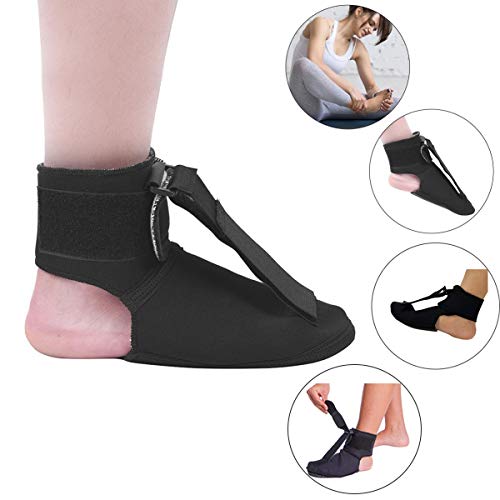 Yesbaby Adjustable Plantar Fasciitis Night Stretching Splint Boot for Sleeping Soft Foot Brace Support & Heel Pain Relief (Size : L)