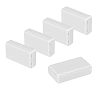 Vista 9 de LeMotech Caja de Proyecto 5 Piezas Caja de Conexiones Eléctricas de Plástico ABS para Electrónica, Caja de Derivacíón Pequeña Blanca 3.62 x 2.28 x