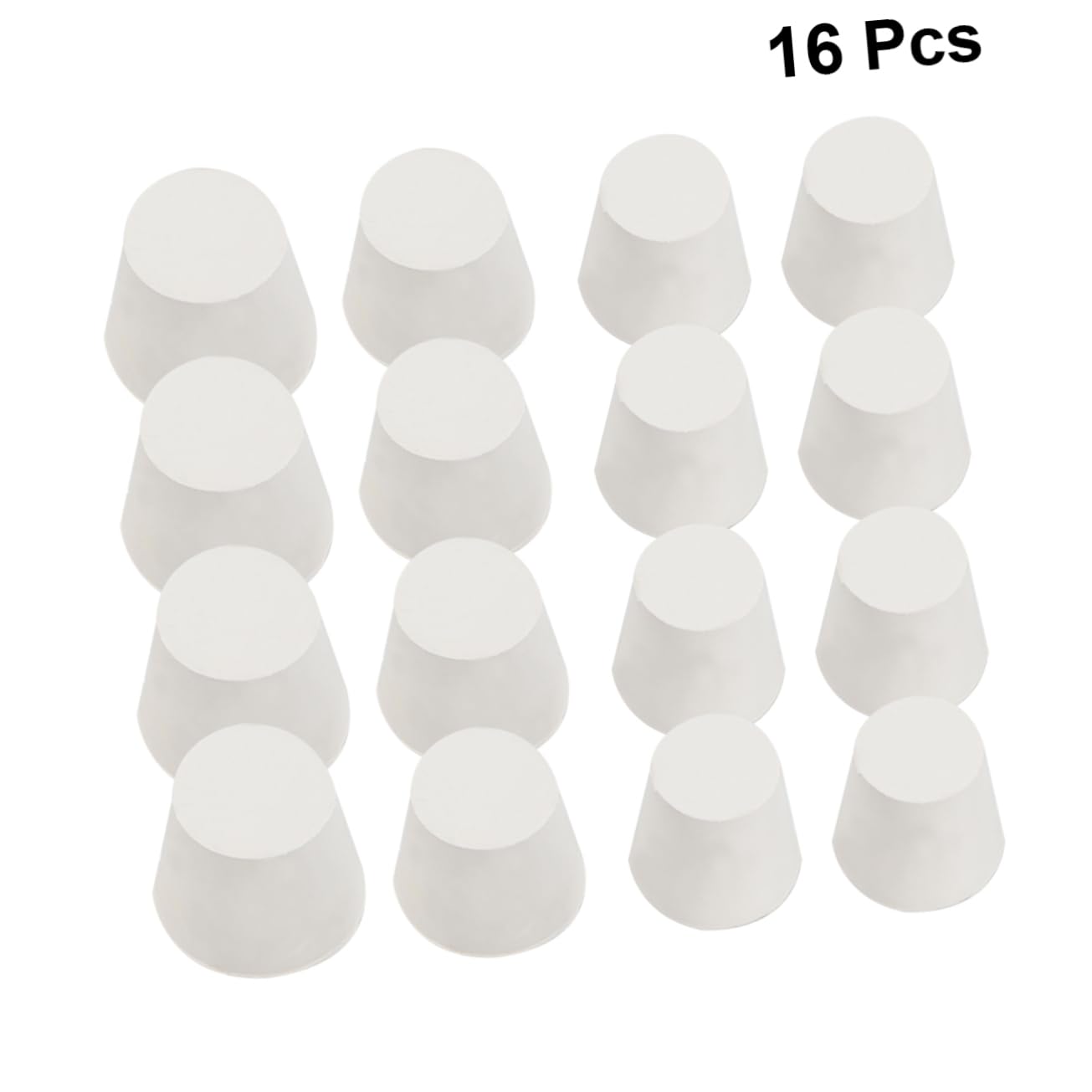 Veemoon 16pcs Solid Rubber Plugs Multi-Purpose Sealing Stoppers for Water Beer Tap Lab Tube