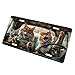 Funny Cat Front License Plate for Women Car Cute Driving Animals Vanity Plates Decorative Aluminum Metal Cute Novelty License Plate Cover for Men 6x12 Inch (4 Holes)