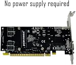 GT 610 Carte graphique informatique, 2G D3 64-bit, HDMI, VGA | Carte vidéo à profil bas, 20W Faible puissance, mise à niveau pour les anciens PC, Fonctionne pour la sortie vidéo et l'utilisation de bureau
