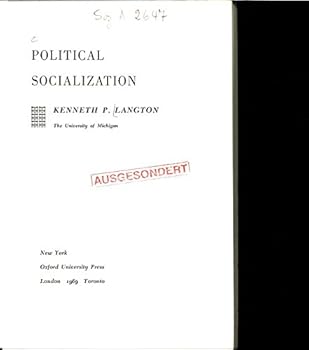 Hardcover Political Socialization Book
