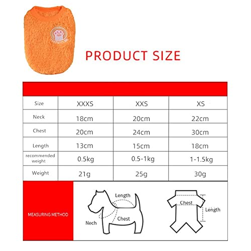 Rebaba Warm Fleece Dog Vest Puppy Sweater, Pet Fall Winter Soft Warm Clothes Shirt Vest For Small Dogs Kitten Chihuahua Yorkies(Xxxs-Good Night) #TOP1