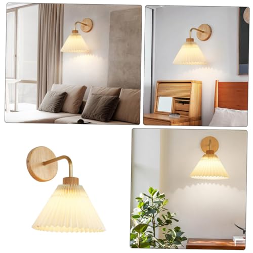 Lámpara de pared sencilla para eliminar la fatiga visual con luz cálida E27 6