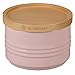 Le Creuset of America 4" Canister with Wood Lid, 12 oz, Hibiscus