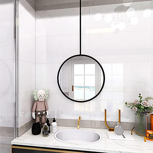 Miroir de salle de bain circulaire suspendu au plafond grand miroir rond mural 70 cm