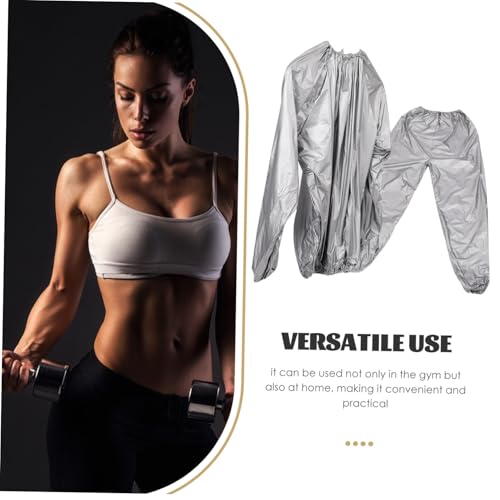 Traje de sauna para gimnasio y casa con ajuste cómodo unisex 4