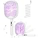 WOCVRYY Raqueta Eléctrica Mata Mosquitos Extra Potente 4000V 1800mAh 3 en 1 – Recargable con Batería y Puerto USB-C, con Luz LED, Plegable – para Mosquitos, Moscas, Avispas y Polillas