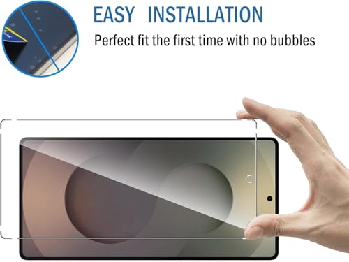 Image of SHILD (2 Pack Perfect-Fit Tempered Glass Full Screen Protector For Samsung Galaxy S25 Ultra | Easy Installation, Military-Grade Protection, Ultra Tough, Anti-Scratch