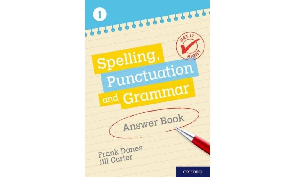 Get It Right: KS3; 11-14: Spelling, Punctuation and Grammar Answer Book 1
