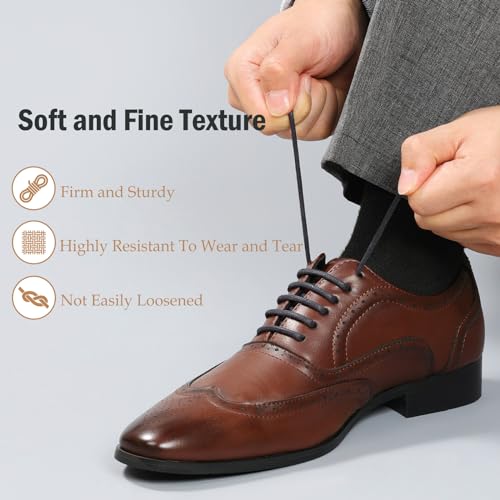 Stepace YW--07 1/8 Inch Waxed Round Shoe Laces thumb #2