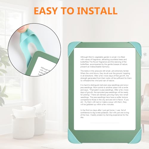 HoYiXi Universal Hand Strap for 6.8-7 lnch eReader,Compatible Kobo/Pocketbook/Tolino/Sony/Paperwhite/Nook eReader，for 6.8" e-Reader with High Elasticity Secure Grip,Sky Blue - image 5