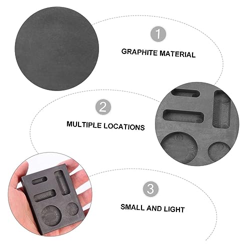 Moule graphite pour fusion de bijoux et métaux Lurrose 2 pièces - 8