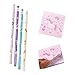 Unicorn Stationary Gift Set for Girls, Unicorn School Supplies with Unicorn Pom Pom Keychain, Unicorn Pen, Pencils, Stickers, Paper Clips, and Unicorn Pencil Case