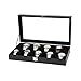 Produktbild Ouuager-Home Uhrenbox Uhrkastenkasten, 18-Schlitz-Halter mit PVC-Display Display-Uhr-Storage Box Schmuck-Kollektion Fall Hohe Qualität (Color : Photo Color, Size : One Size)