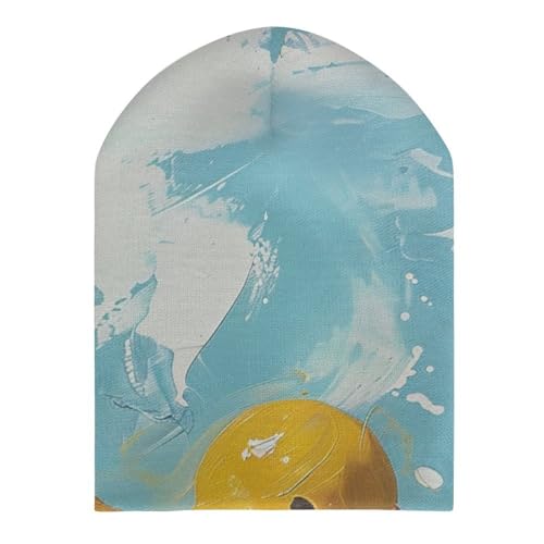 Exotic LeavesChildren's Polyester Knitted Hat, Easy to Travel3