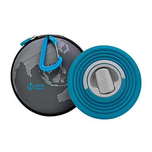 HYDAWAY Hydration Travel Pack | 25 oz Collapsible Water Bottle with Spout Lid