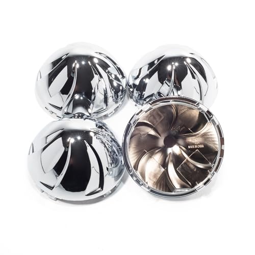 GTOWNWORKS Wheel Center caps for Enkei WT4 XSP Tacoma Tundra 4Runner FJ Rim Hubcaps 96mm 3.78in Replacement Cover PN: 00041-89880-01 S603-03, 4 pcs, Chrome