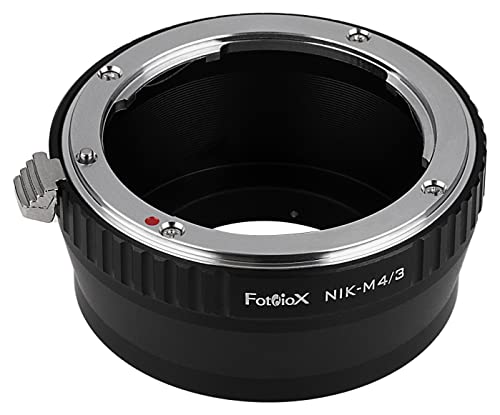 image for Fotodiox Lens Mount Adapter - Nikon Nikkor F Mount D/SLR Lens to Micro
