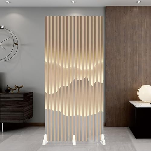 Detive Freestanding Room Divider - Partit Wall Privacy Panel for Office & Home, Folding Screen for Space Separation, Ideal for Patio Privacy and Creative Workspaces