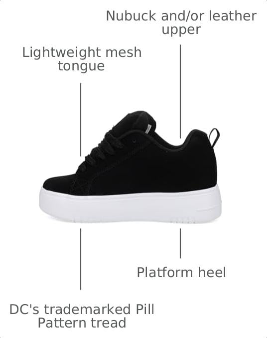 Image of DC Women's Court Graffik Vulc Skate Shoe