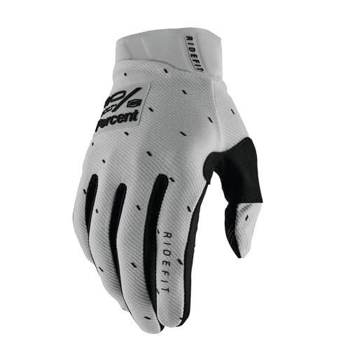 Gants 100% RIDEFIT Slasher Noir en taille L pour cyclisme et moto adulte