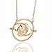 ysister Hermione Time Turner Collana, Collana a clessidra Harry Potter, Collana con Ciondolo, Time Turner Collana, Harry Potter per Cosplay Costume Regalo con pendente a forma di clessidra Clessidra