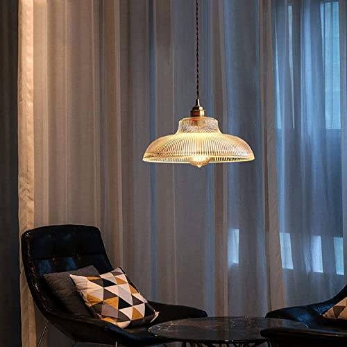 Petite Suspension E27 Plafonnier Verre Rustique Simplicité - 6