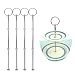 Produktbild Boxcute 8 Sets silberfarbe Metallstange Mittellochausstech Tier Stand 2 bis 3 Etagere Etage f. Torten Hochzeitstorte Tortenstaender