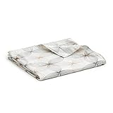 YnM Exclusive Cooling Duvet Cover for Weighted Blankets (Khaki Flower, 60