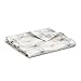 YnM Bamboo Duvet Cover for Weighted Blankets (60''x80'') - Khaki Flower Print