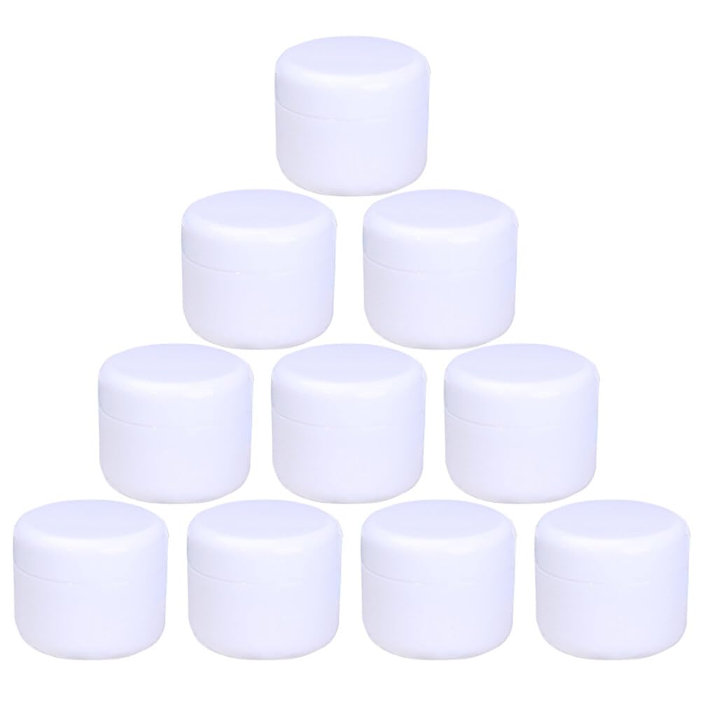 Travel Containers for Toiletries Leak Proof Plastic Container Jars with Lids Cream Jars for Travel Storage Makeup Beauty