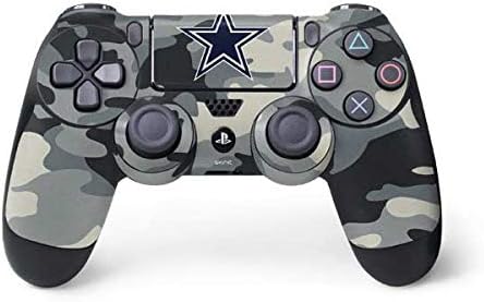 Vista 18 de Skinit Calcomanía para juegos compatible con el controlador de PS4, diseño de logotipo retro de los Dallas Cowboys de la NFL con licencia
