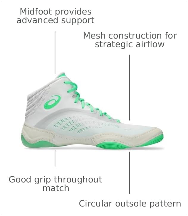 Image of ASICS Men's Split Elite Wrestling Shoes