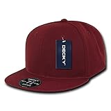 DECKY Retro Fitted Cap, Cardinal, 7 1/2