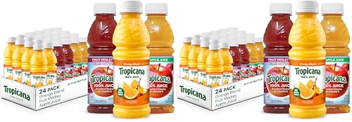 Image of Tropicana 100% Juice 3-flavor Classic Variety Pack,10 Fl Oz (Pack of 48)
