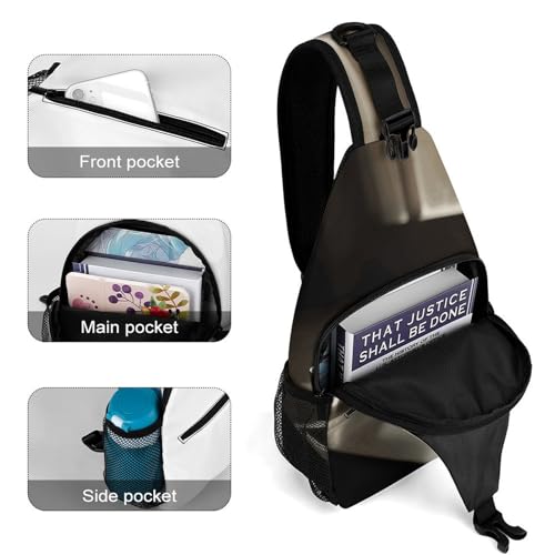Bolso tipo sling de 15x8x4 pulgadas para mujer y hombre miniatura 4