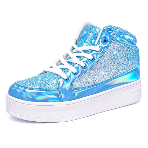 Image of IGxx Women Platform Glitter Sparkly Dressy Sequin Disco Sneakers