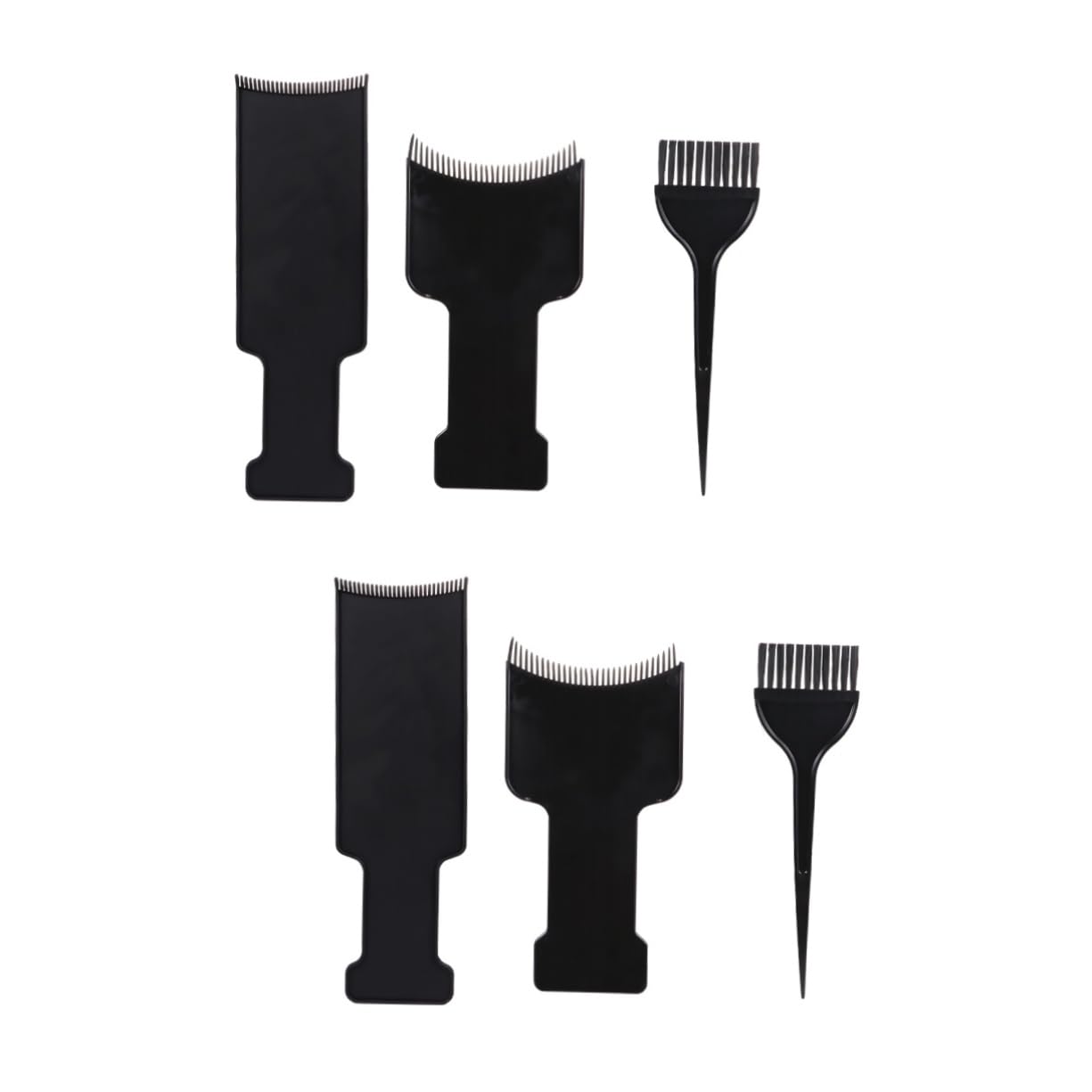 BELLIFFY 2 Sets Hair Brush Board Coloring Comb Hair Dyeing Kit Brush for Salon or Home Use Protects Scalp