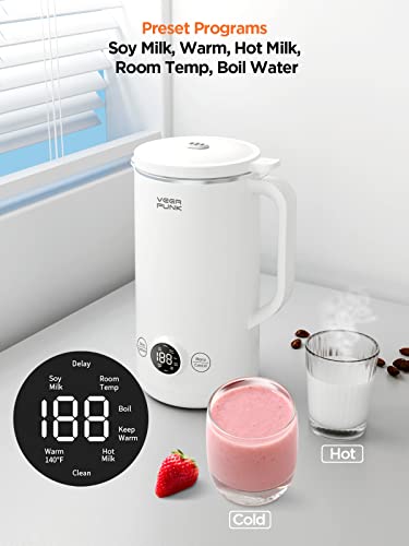 image for Vegapunk Nut Milk Maker Machine 20oz - Smart Automatic Cold and Hot Da