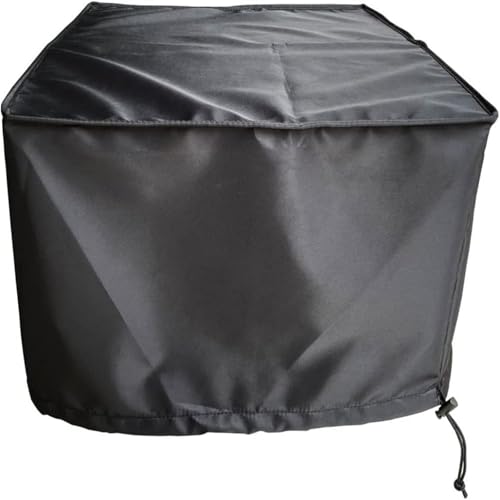 Housse anti-poussière imprimante étanche noire format universel S de bureau