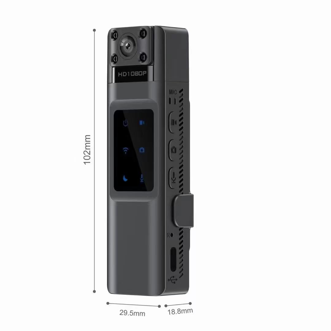 Przenośny mały cyfrowy rejestrator wideo Full HD 1080P mini kamera wifi policja bodycam automatyczna noktowizor miniaturowa kamera